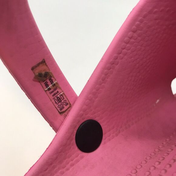 Crocs Classic Pink Clog Men's 6 - Women's 8  Comfort Shoe Slip On Water Sandal - Picture 11 of 11